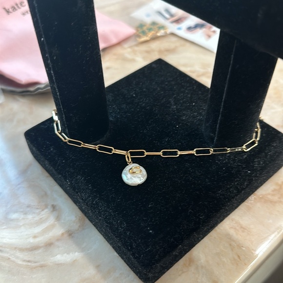 Coach 14 Kt gold over sterling silver mother pearl bracelet New 🆕 - Picture 3 of 7